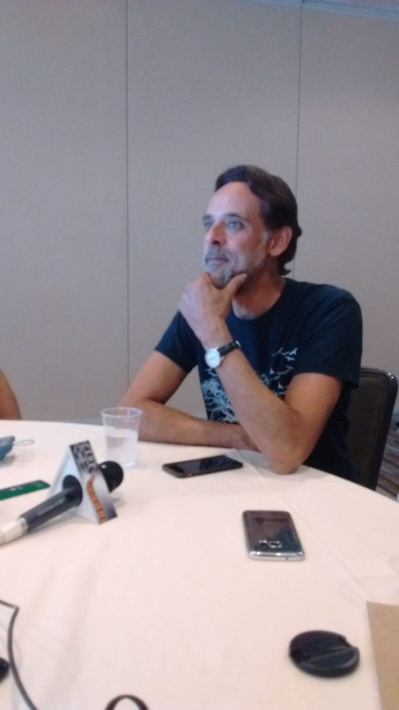 Alexander Siddig in the GOTHAM press room