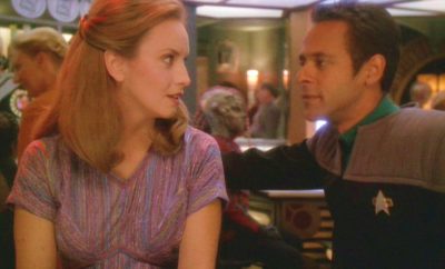 Sarina Douglas and Julian Bashir